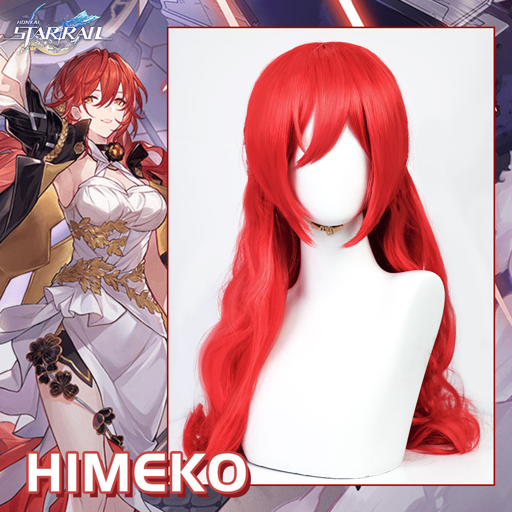 Honkai Star Rail Himeko Cosplay Wig