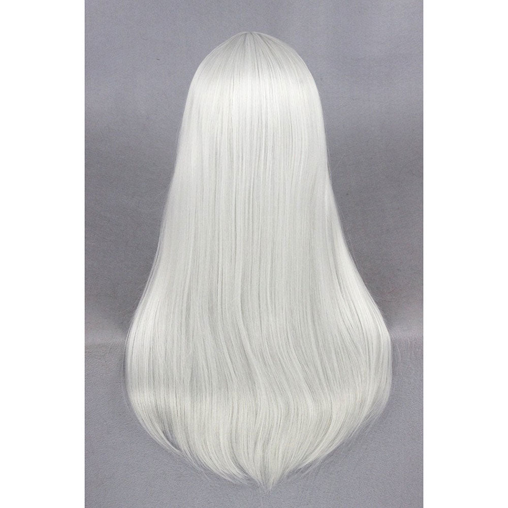 Medium Silvery White Wig