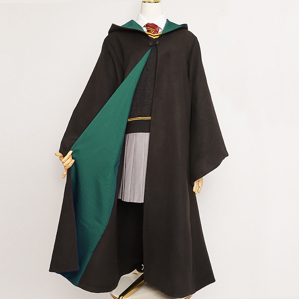 Harry Potter Hogwarts school uniform cloak Movie Cosplay Costume