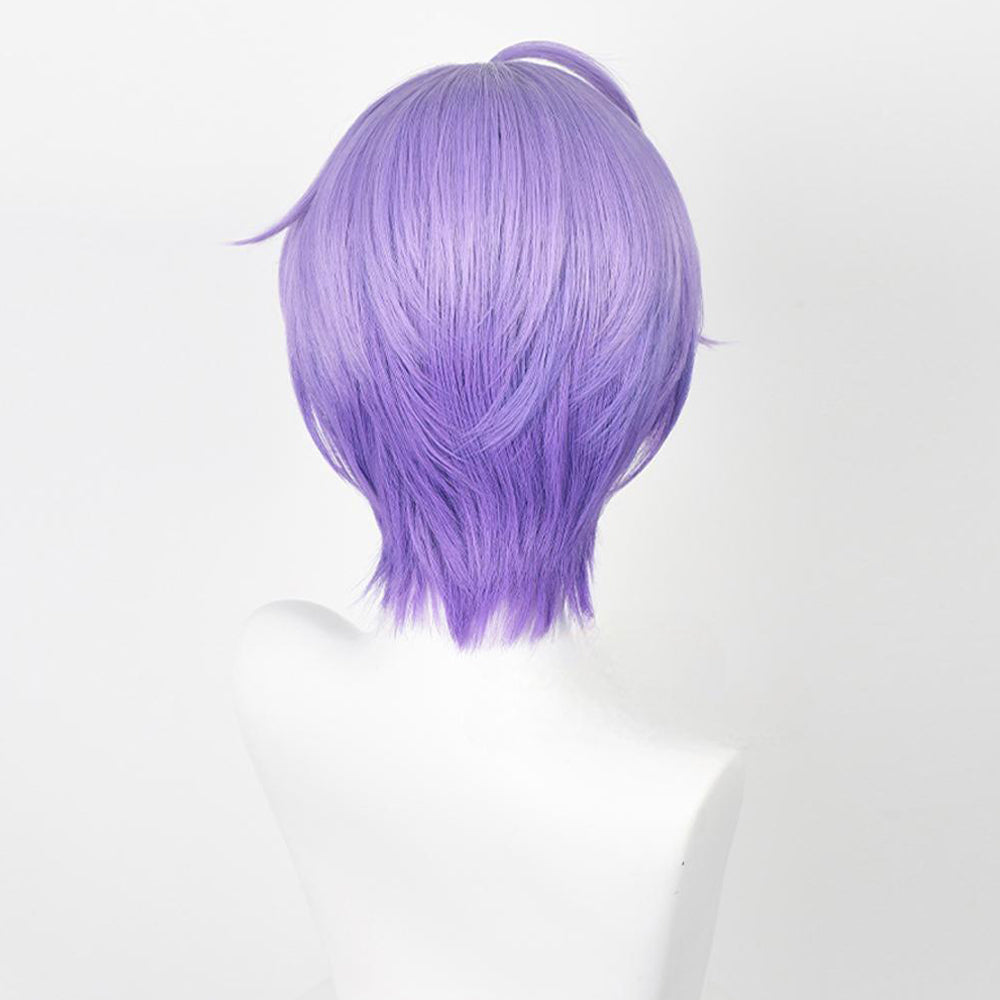 Game NUCarnival Kuya Purple Short Cosplay Wig