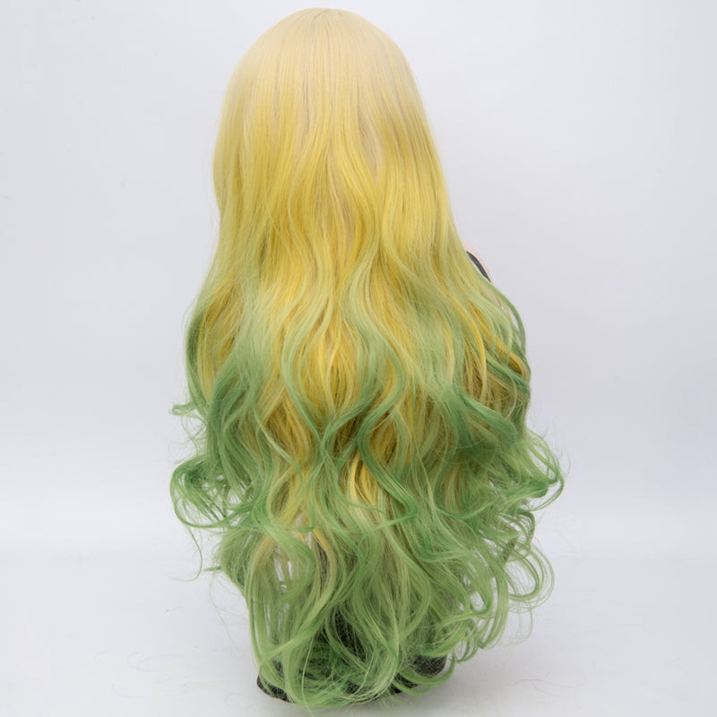 Lolita Wig - Lolita Wig Parrot Yellow &amp; Green