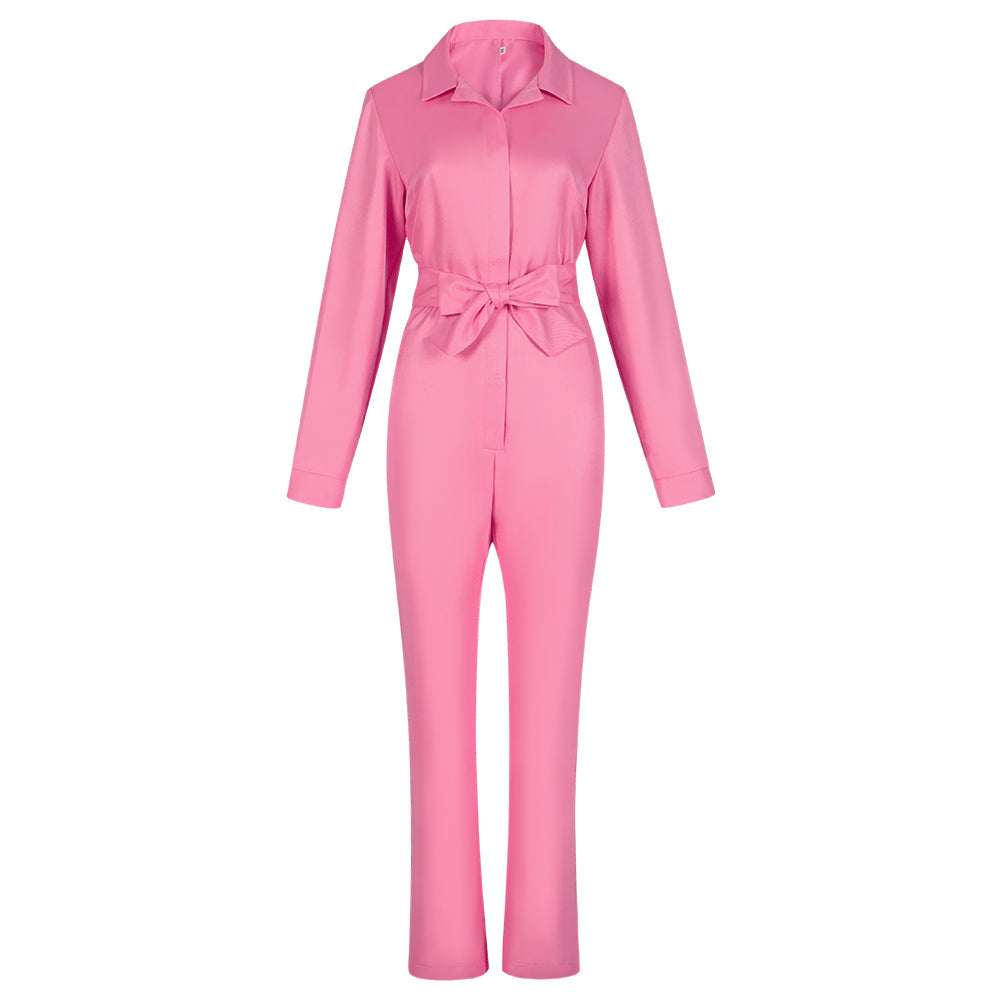 Barbie Pink Cheerleading Uniform Cosplay Dress Halloween Costume