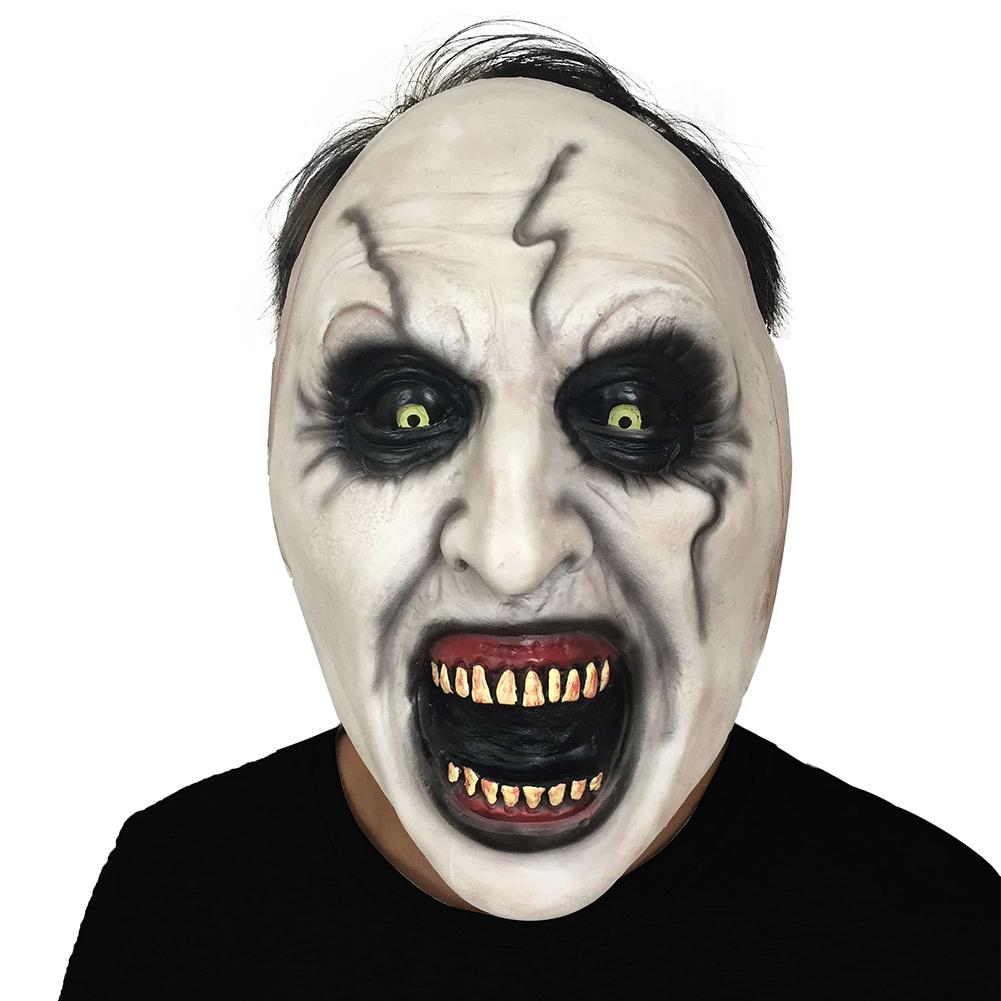 Halloween Movie The nun Valak Scary Horror Face Cover Party Props Cosplay Accessories