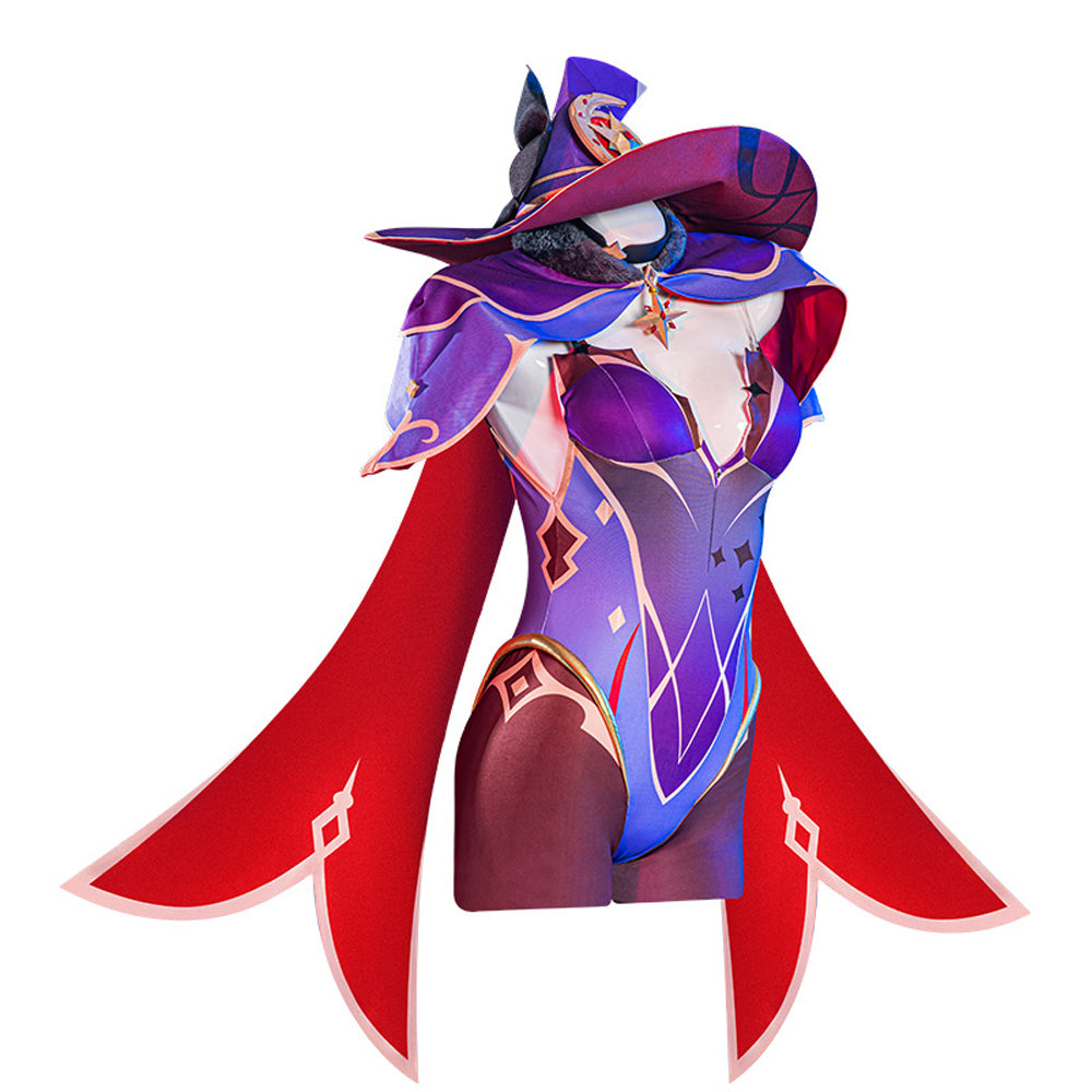 Genshin Impact Astrologist Mona Megistus Cosplay Costume