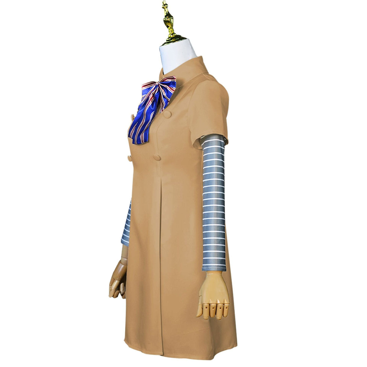 Movie M3GAN Megan Brown Dress Cosplay Costume