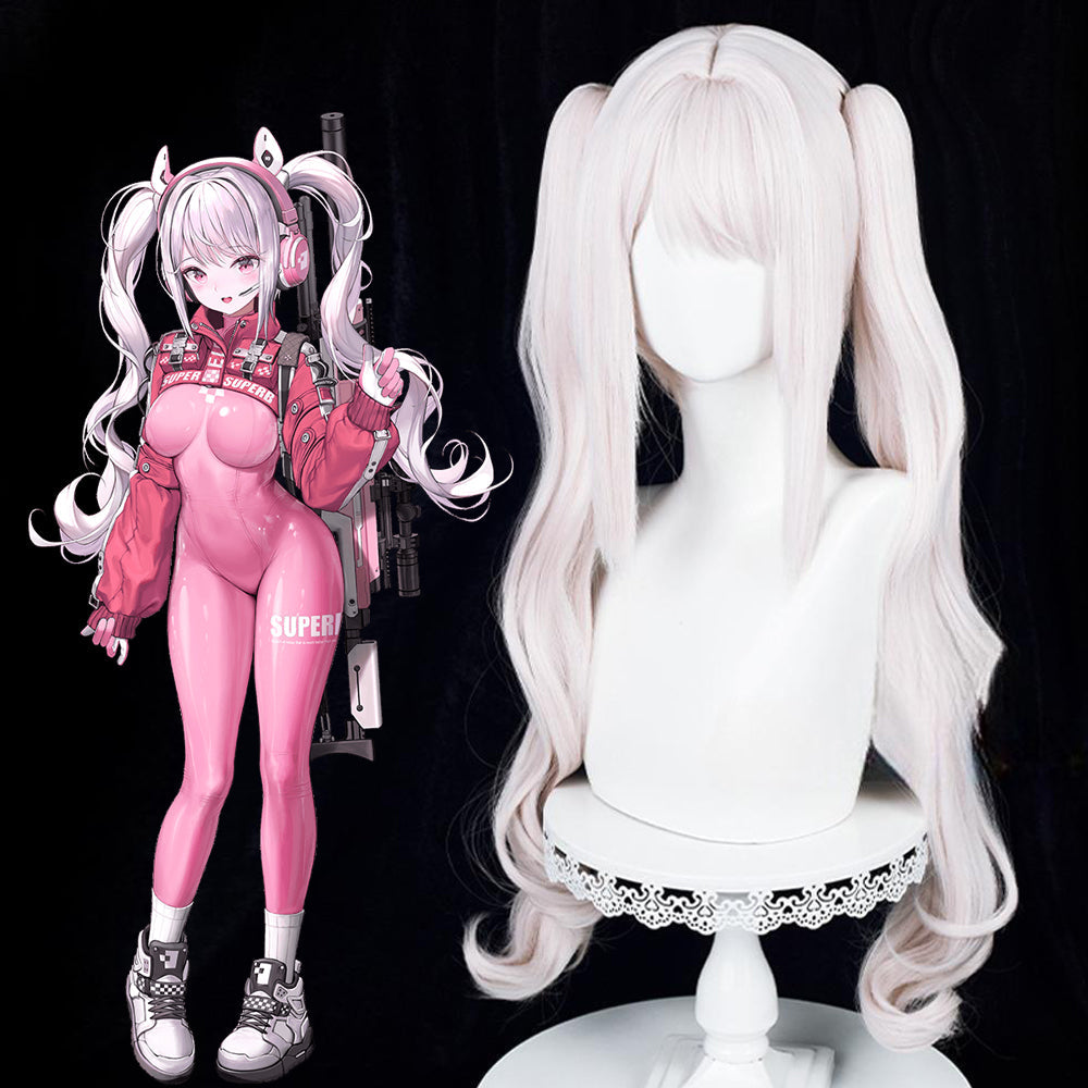 Game GODDESS OF VICTORY NIKKE Alice Pink Cosplay Wig