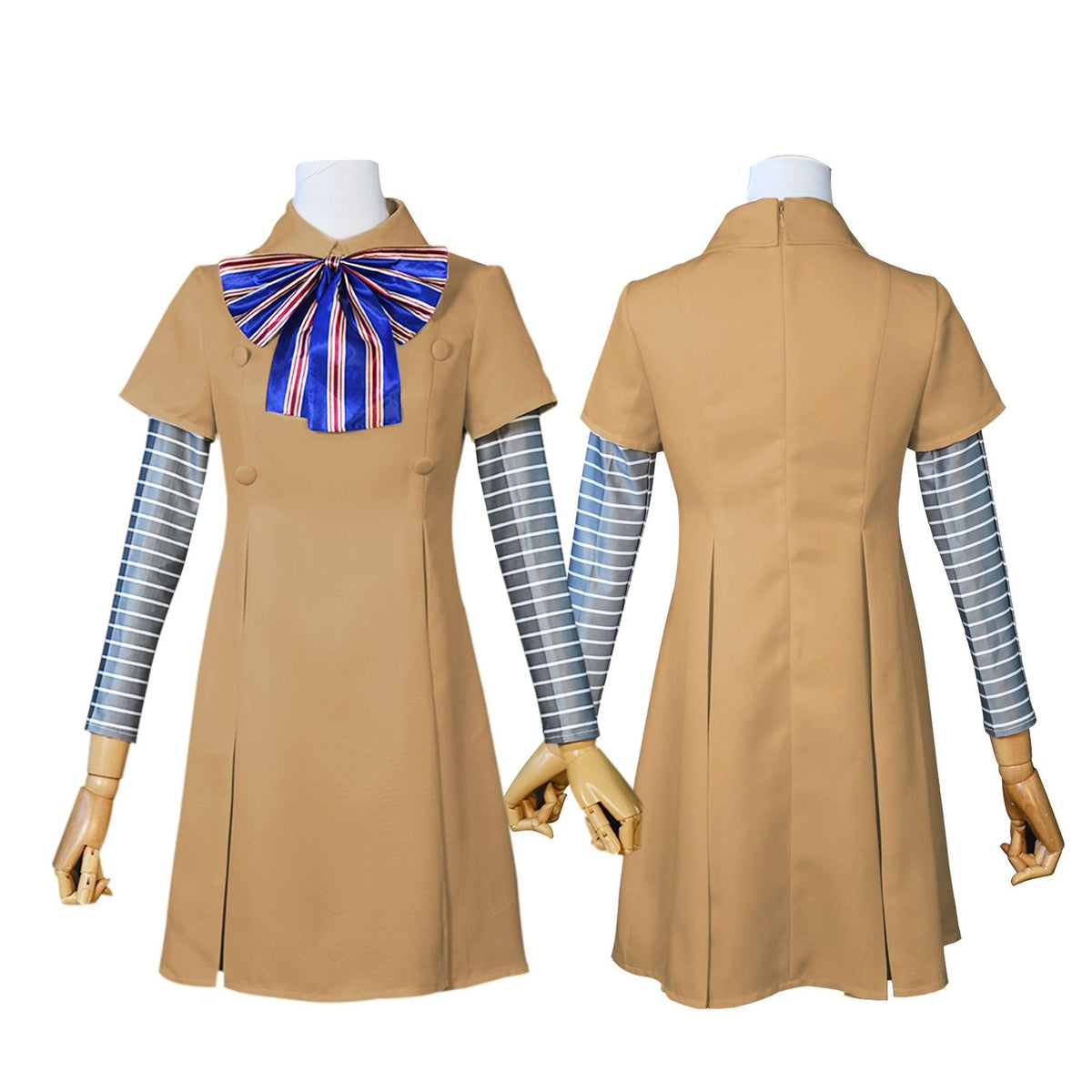 Movie M3GAN Megan Brown Dress Cosplay Costume