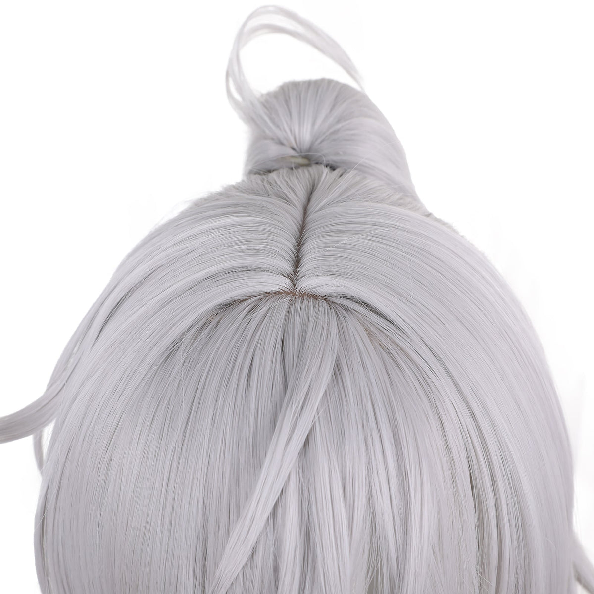 Game Honkai Star Rail Jing Yuan Silver White Long Cosplay Wig 544E
