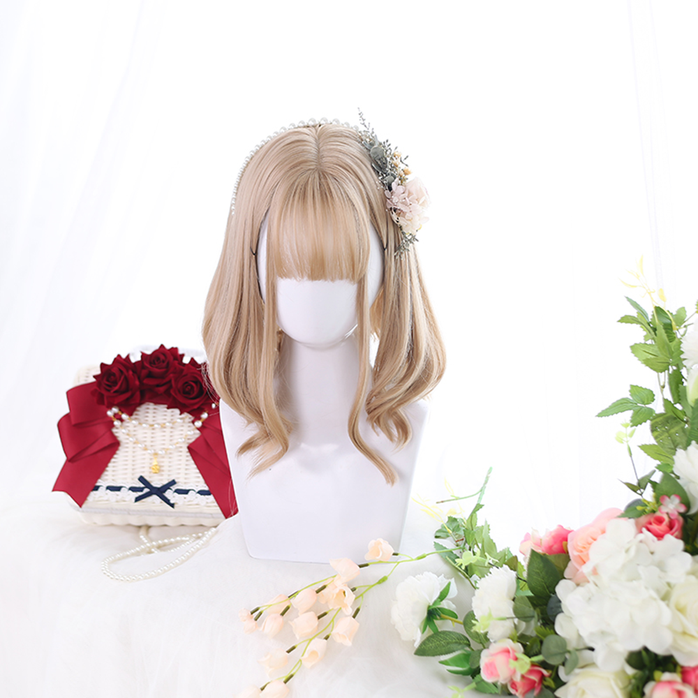 Lolita Bumpin Bangs Blonde Wig