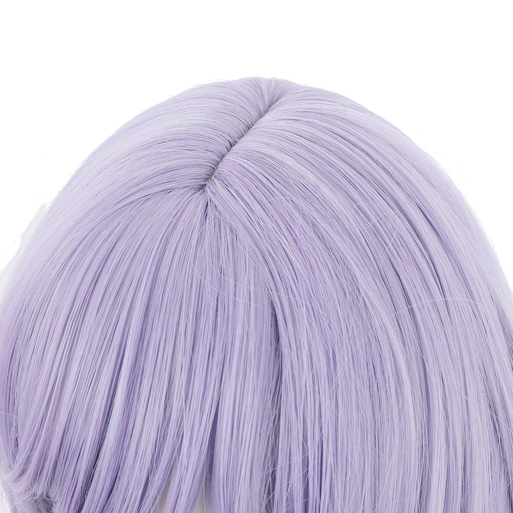 Anime Genshin Impact Qiqi Light grayish purple Long Cosplay Wig