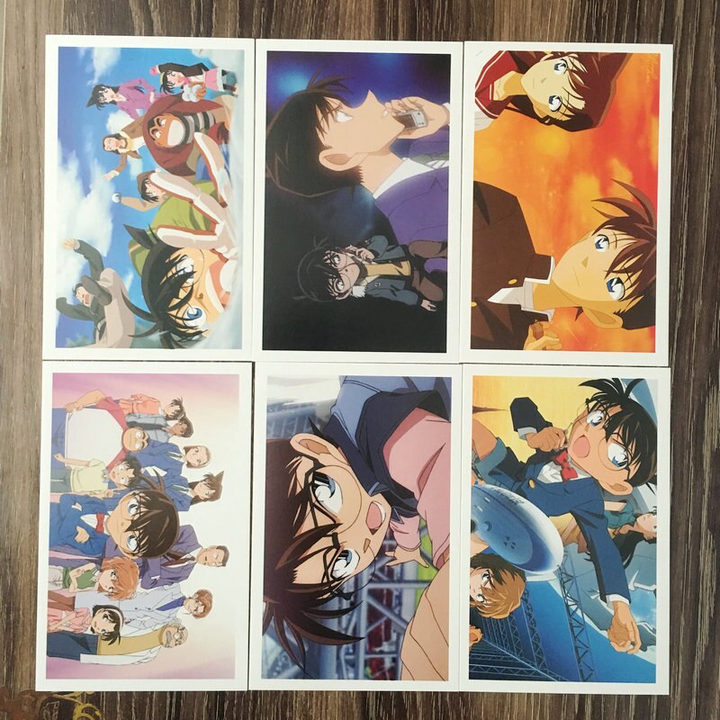 30pcs Detective Conan Anime Cards for Children