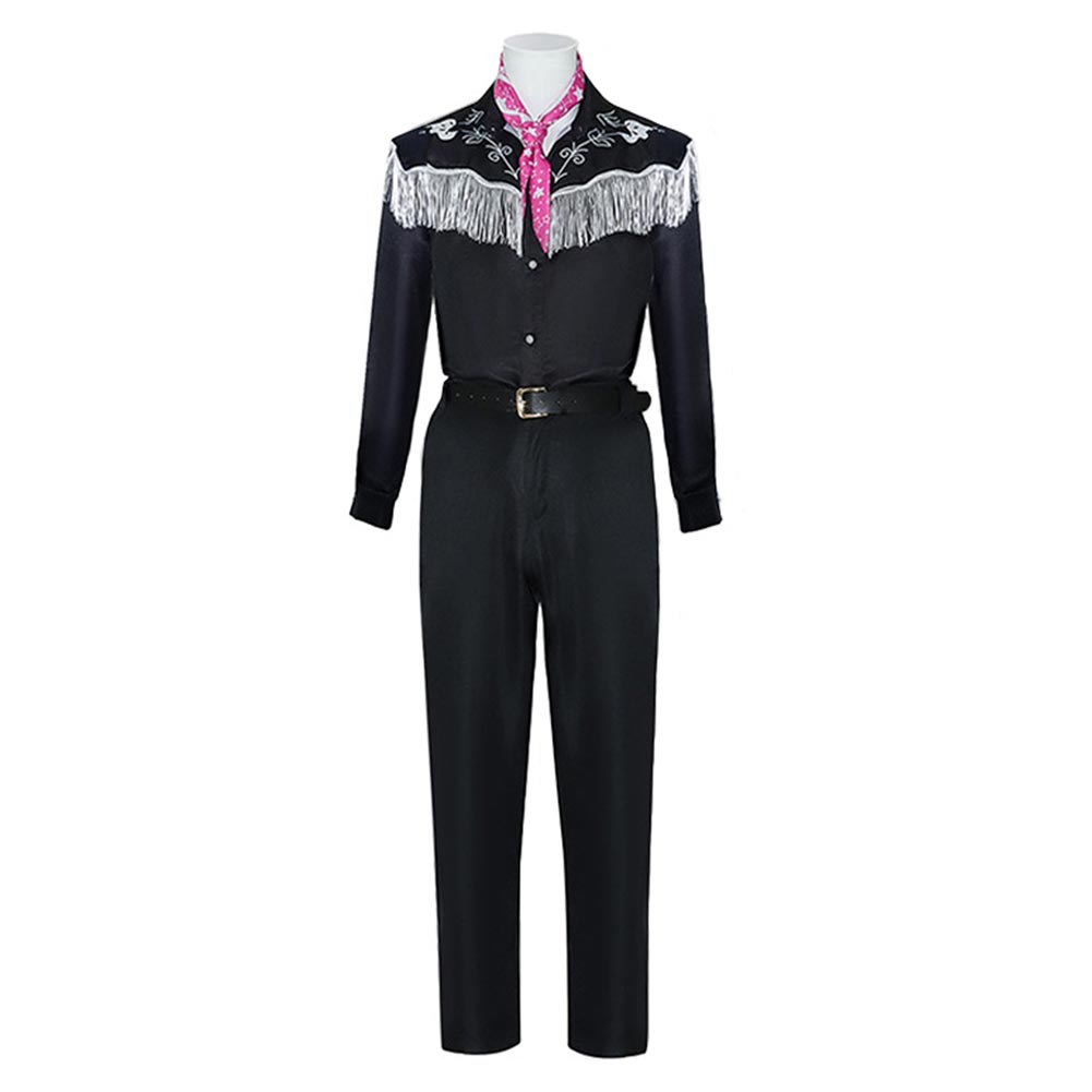 Barbie Movie Ken Western Cowboy Retro Outfits Halloween Carnival Suit Ken Cosplay Costume