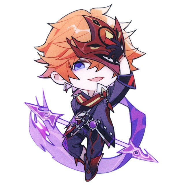 Genshin Impact Cosplay Keychain