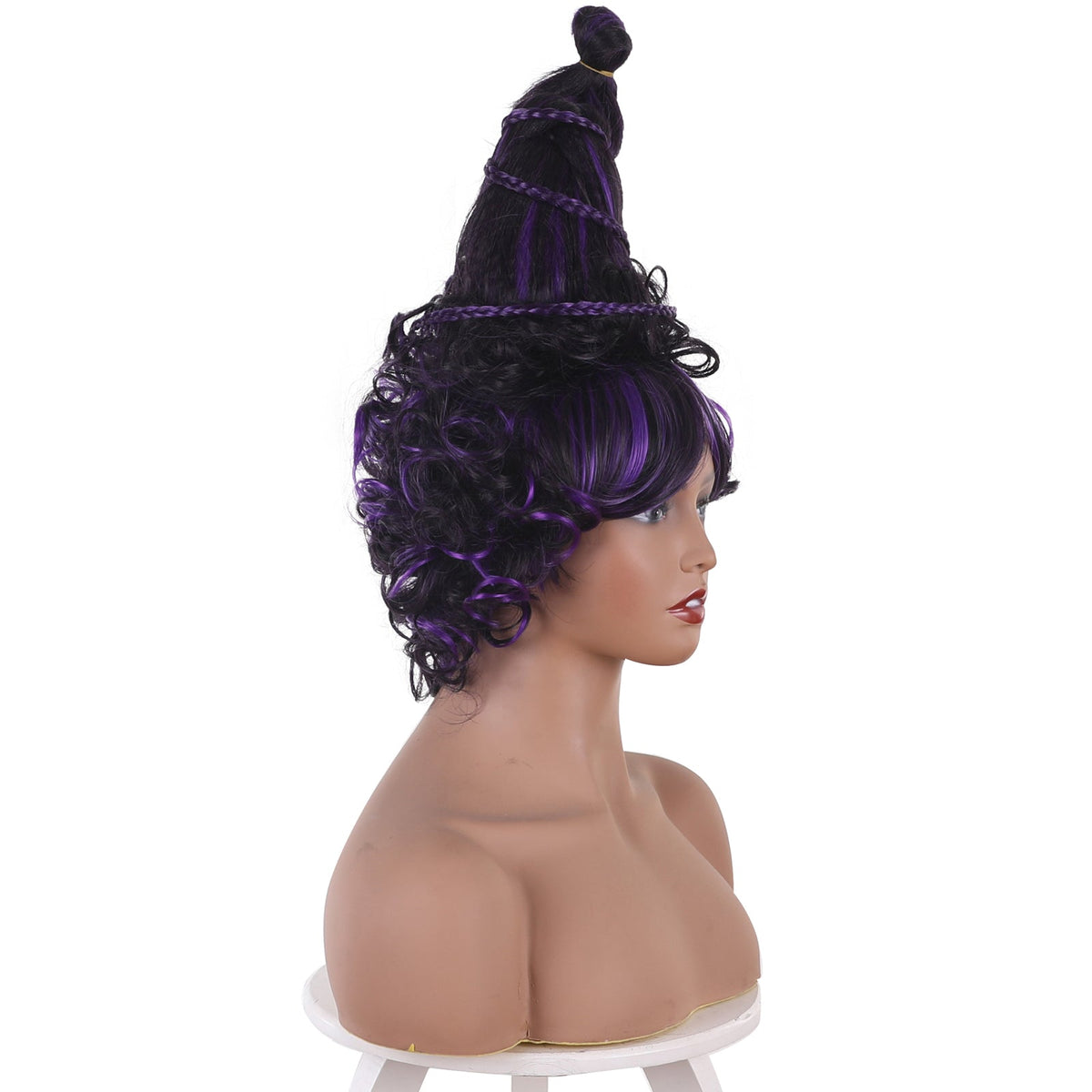 Hocus Pocus 2 Mary Sanderson Purple Short Movie Cosplay Halloween cosplay Wig Special Wig