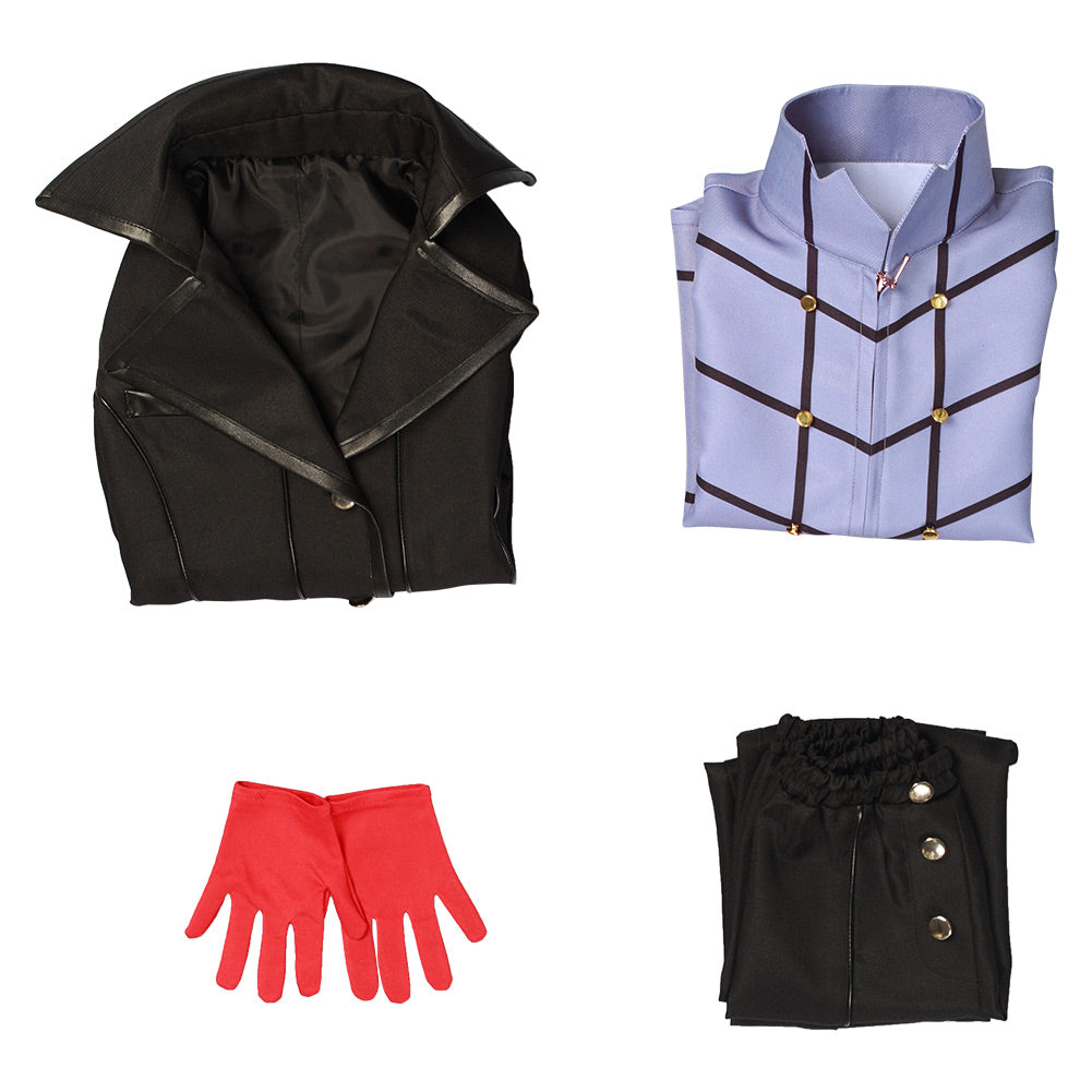 Kids Children Persona Joker Shirt Pants Outfits Halloween Carnival Suit Cosplay Costume