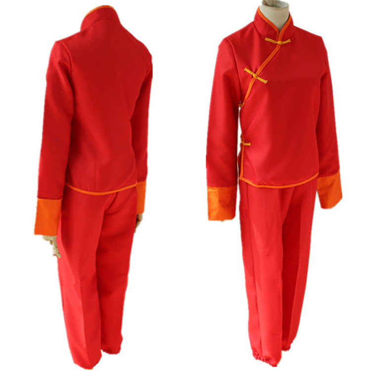 Anime GINTAMA Kagura Red Suit Cosplay Costume