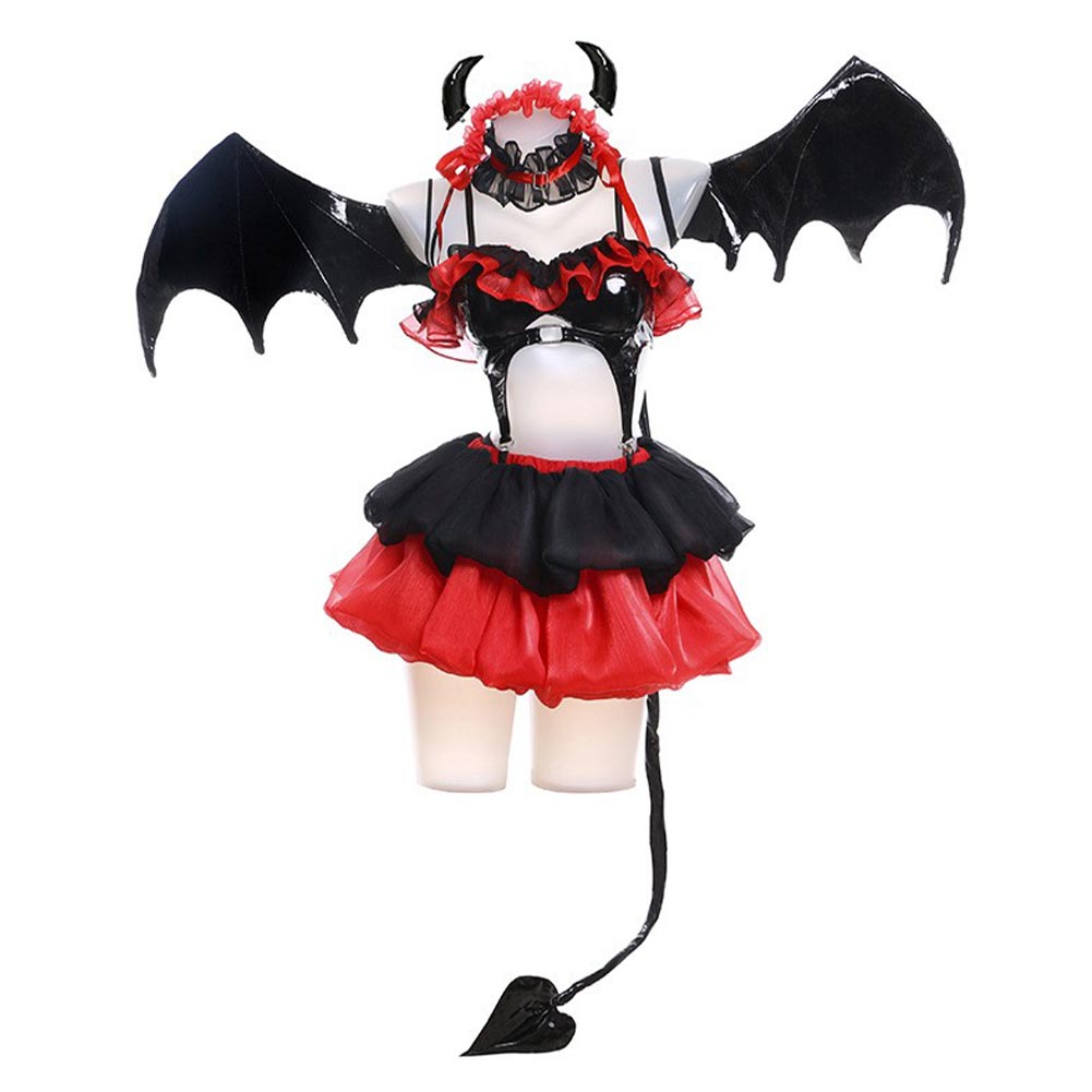 Date A Live Tokisaki Kurumi Nightmare Cosplay Costume Outfits Halloween Carnival Suit
