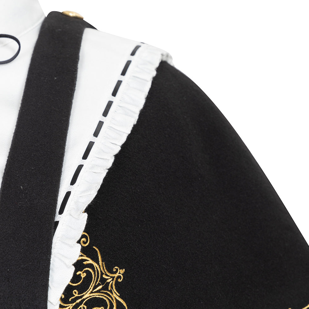 Black Lolita Dress Retro College style OP Dress