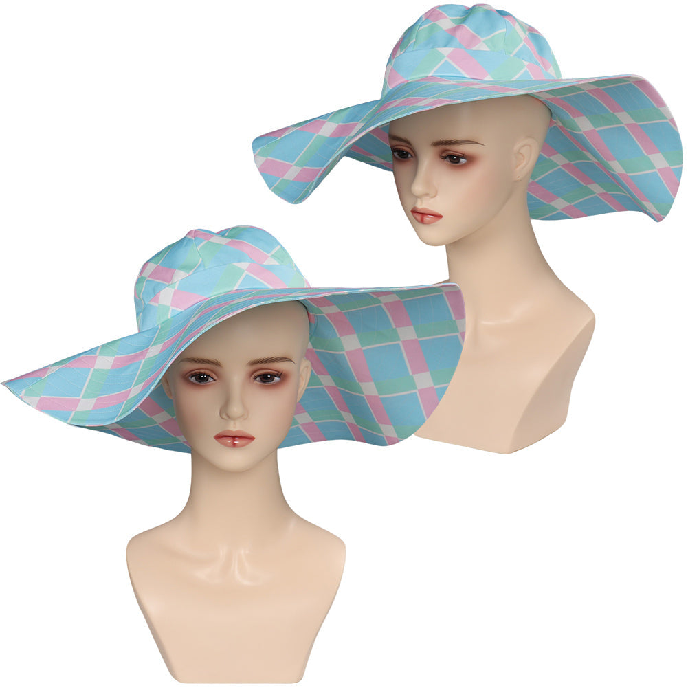 Doll Movie matching Blue Female Hat Accessories Gifts Cosplay Hat Cap Halloween Costume Accessories