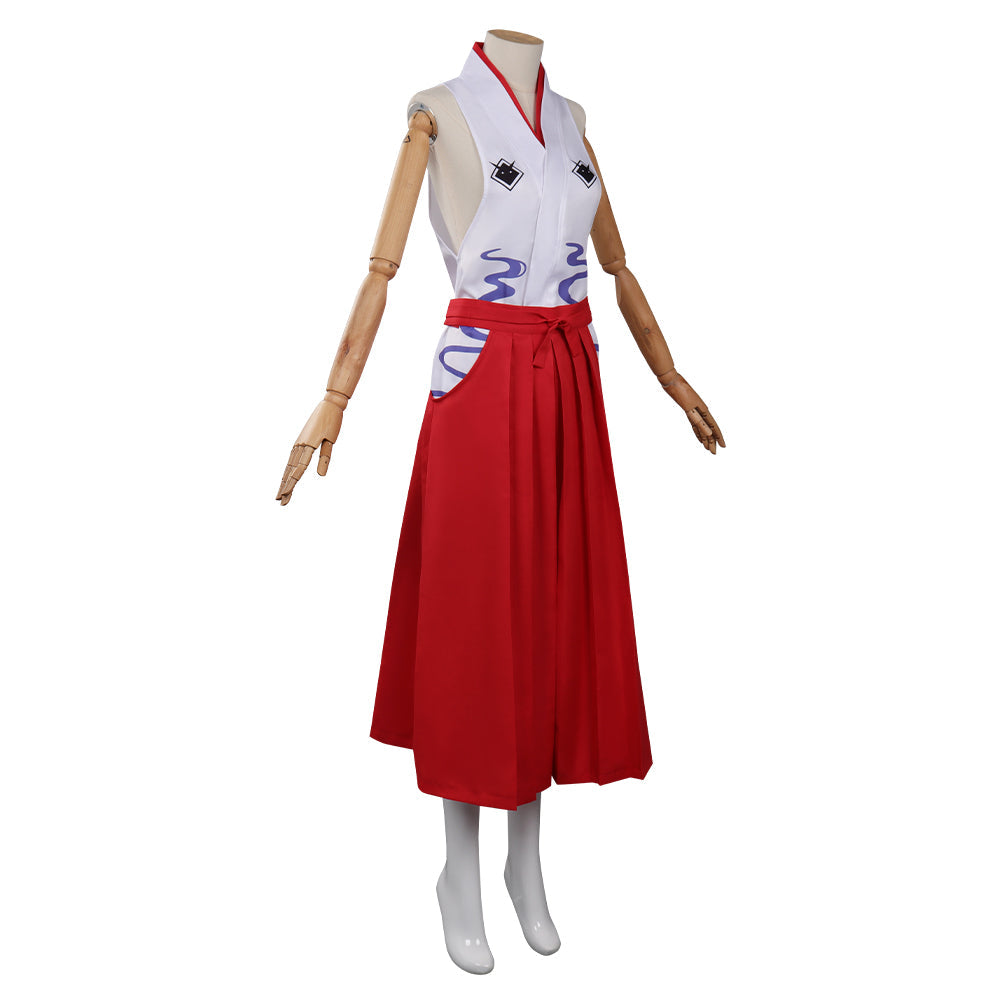 Anime One Piece Yamato Cosplay Costume Kendo Hakama Outfits