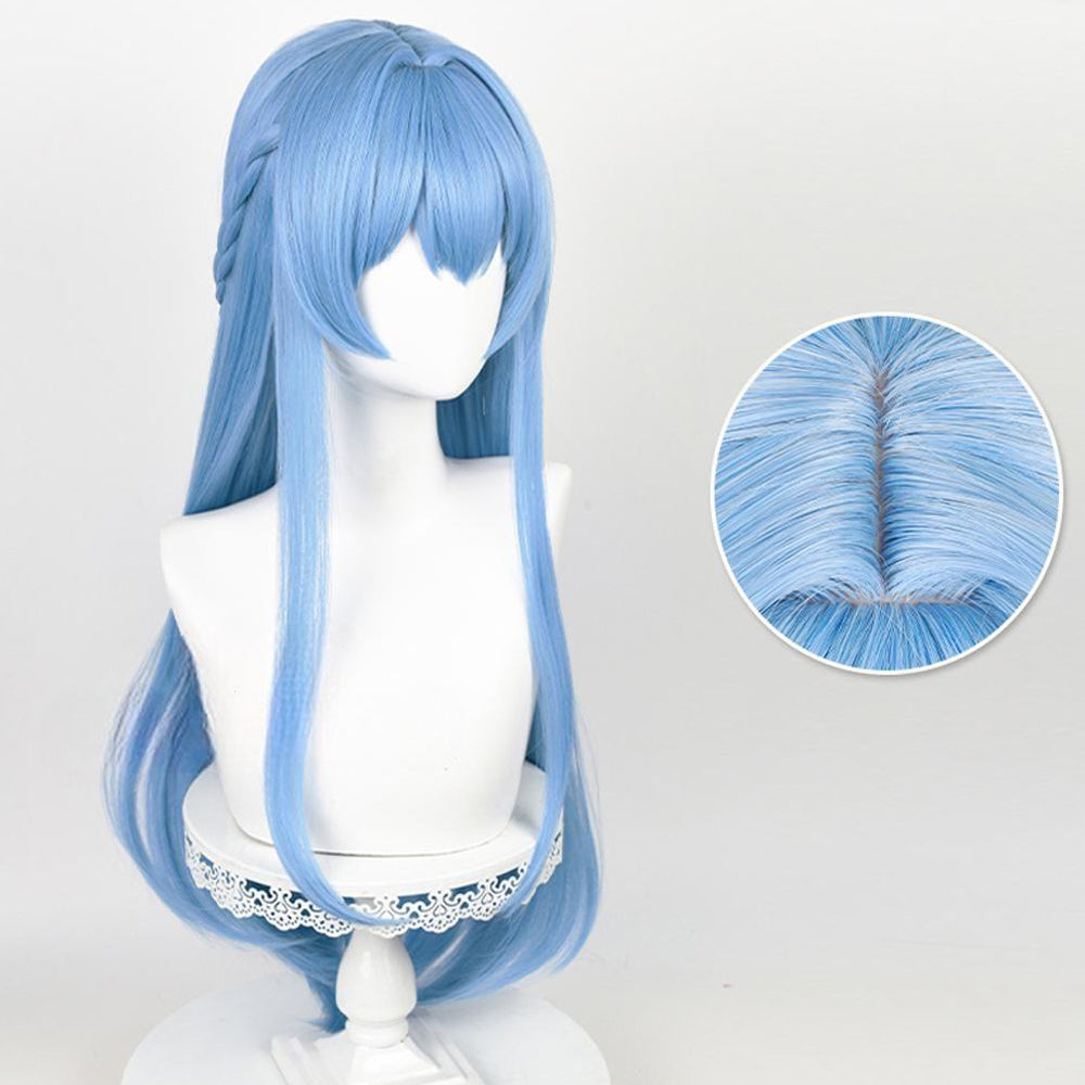 Game GODDESS OF VICTORY NIKKE Helm Blue Long Cosplay Wig