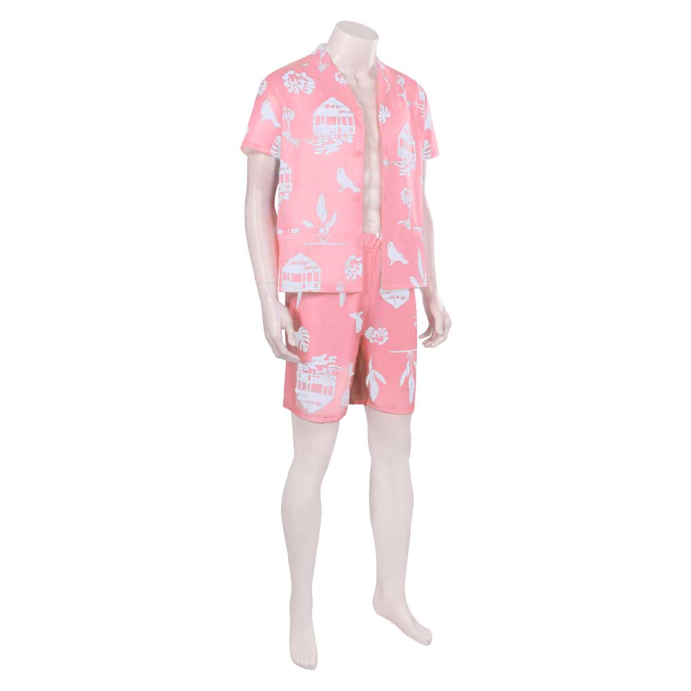 Movie Ken Male Pink Outfits Halloween Carnival Cosplay Costume
