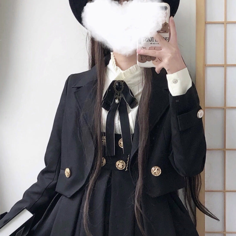 Physicist Inspired Elegant Academia Core Lolita Dress