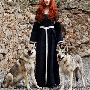Medieval Dress, Fantasy Gown, Medieval Renaissance Dress, Medieval Wedding Dress, Sansa Cosplay Gown, Renaissance Fair, Fantasy Dress