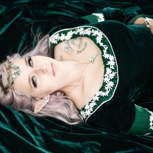 Elven Bride Dress, Elven Wedding Dress, Long Sleeve Wedding Dress, Fairy Wedding, Elven Dress, Medieval Wedding Dress, Princess Dress