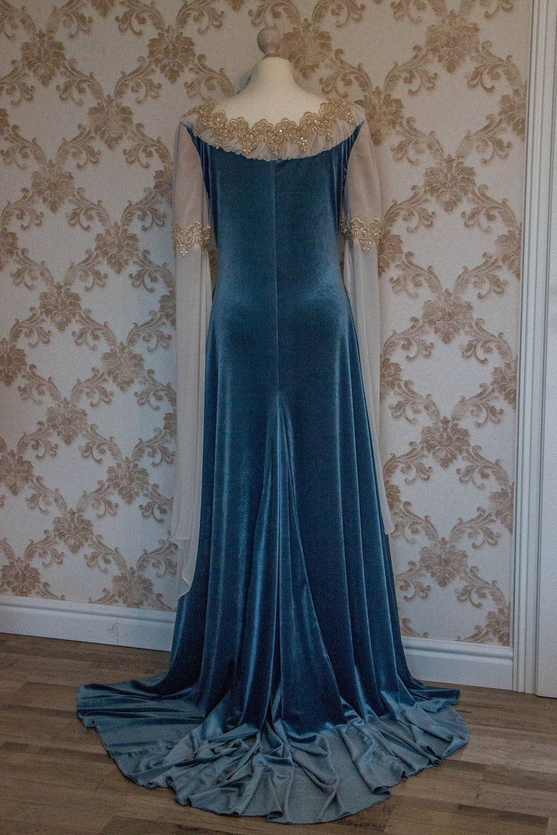 Elven Wedding Dress, Fairy Wedding Dress, Elven Bride Dress, Fairy Gowns for Women, Elven Fantasy Dress, Elven Gown, Boho Wedding Dress