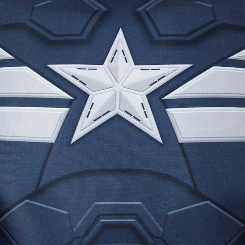 Captain America Costume Cosplay Suit Steve Rogers The Winter Soldier Bodysuit
