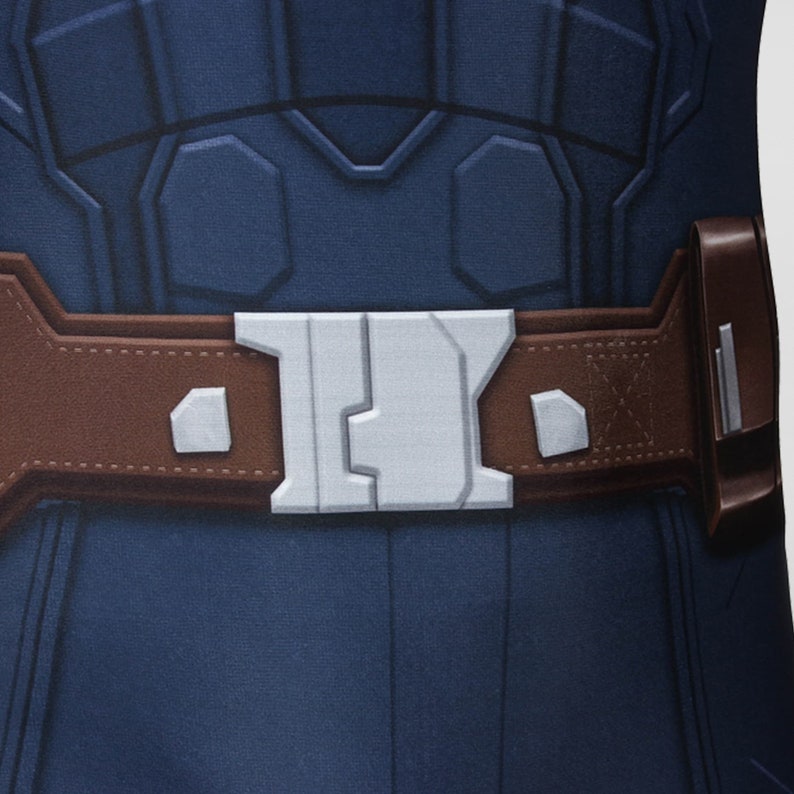 Captain America Costume Cosplay Suit Steve Rogers The Winter Soldier Bodysuit