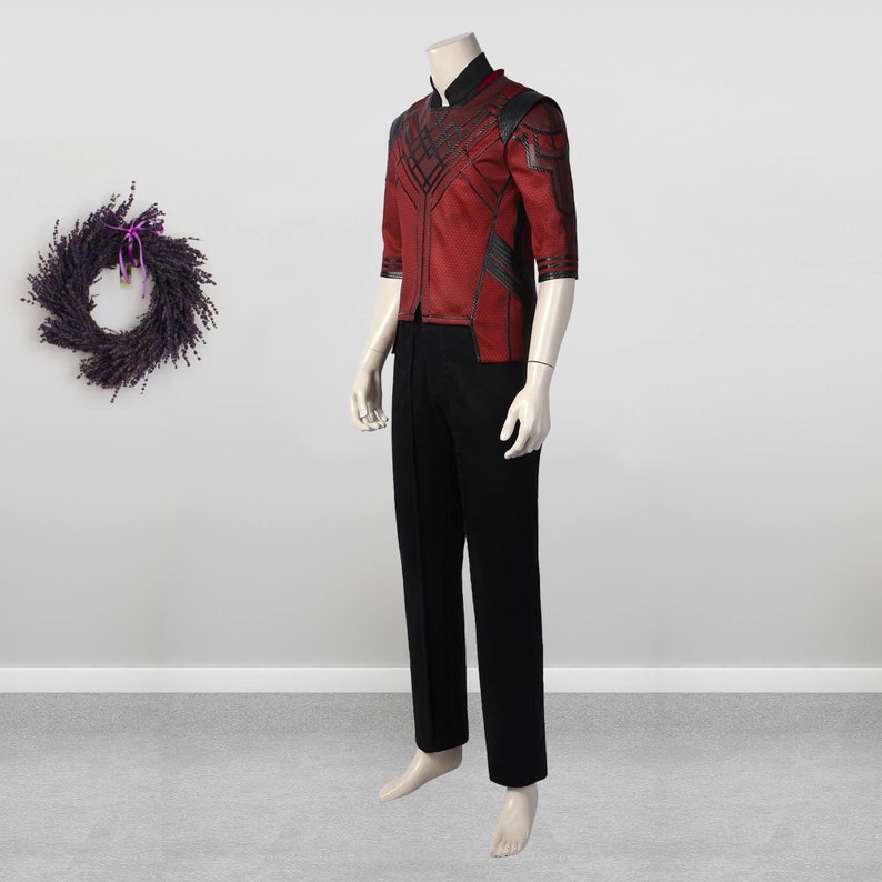 Shang-Chi Costume Cosplay Suit Jacket Shang-Chi and the Legend of the Ten Rings Men&#39;s Outfit