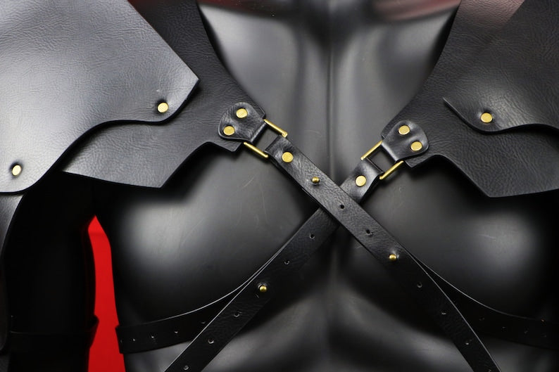 Retro Medieval Shoulder Armor Renaissance Armor Warrior Armor Stage Performance Equipment Sports Protective Equipment Gladiator Equipment