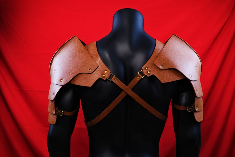 Retro Medieval Shoulder Armor Renaissance Armor Warrior Armor Stage Performance Equipment Sports Protective Equipment Gladiator Equipment