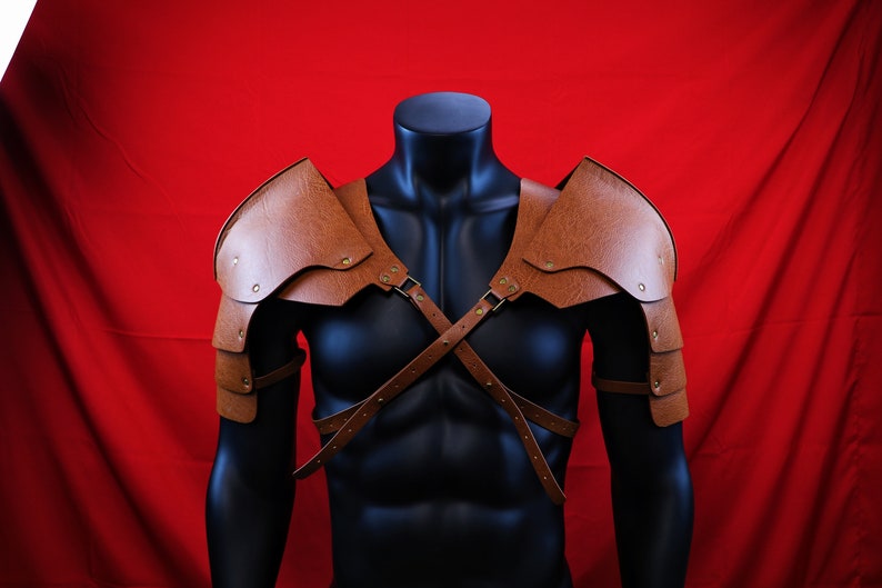 Retro Medieval Shoulder Armor Renaissance Armor Warrior Armor Stage Performance Equipment Sports Protective Equipment Gladiator Equipment