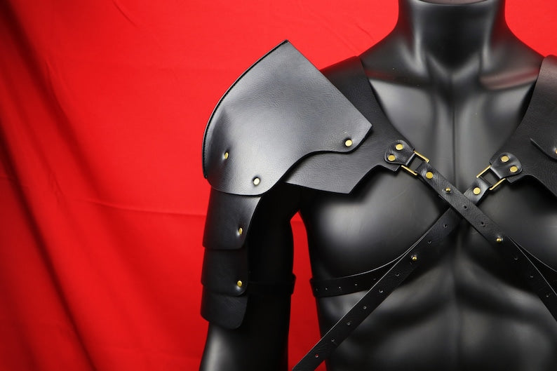 Retro Medieval Shoulder Armor Renaissance Armor Warrior Armor Stage Performance Equipment Sports Protective Equipment Gladiator Equipment