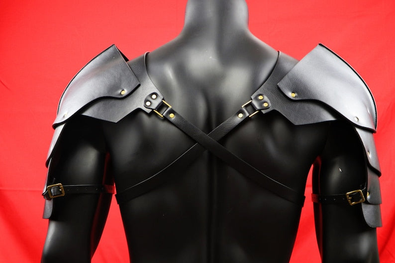 Retro Medieval Shoulder Armor Renaissance Armor Warrior Armor Stage Performance Equipment Sports Protective Equipment Gladiator Equipment