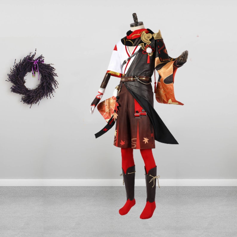 Genshin Impact Kazuha Costume Cosplay Suit Ver1 Men&#39;s Outfit