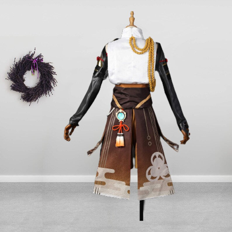 Genshin Impact Shikanoin Heizou Costume Cosplay Suit Men&#39;s Outfit