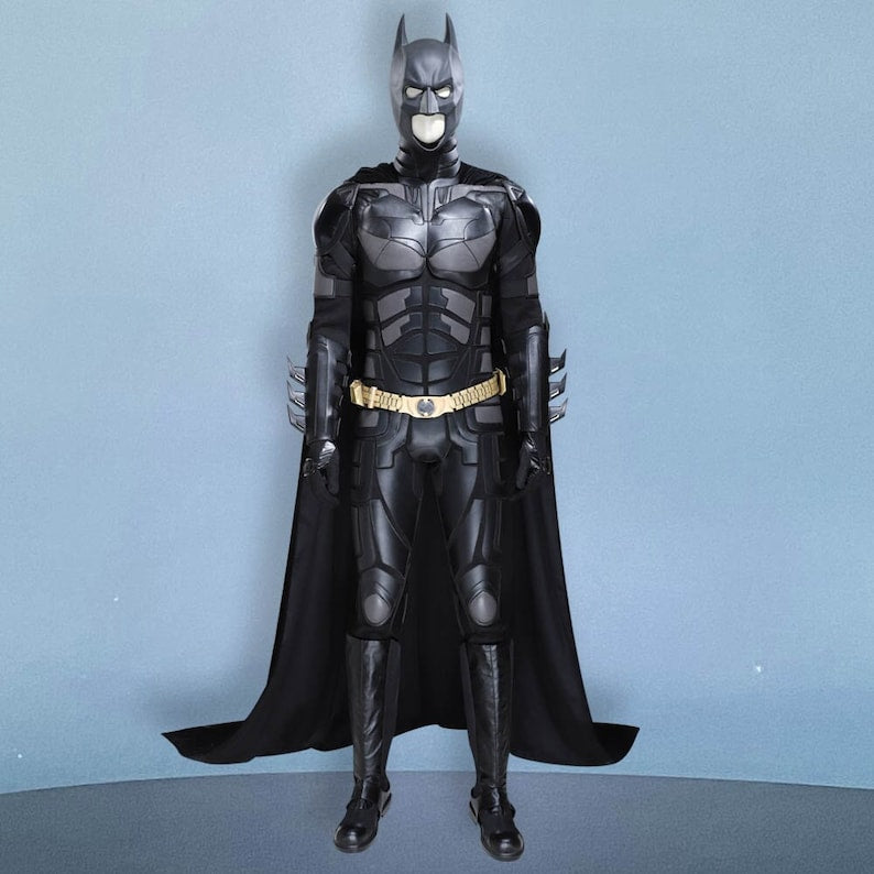 Bat Costume Suit The Dark Knight Black Battle Cosplay Suit Halloween Cosplay Party Suit