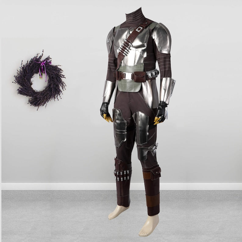 The Mandalorian Season 3 Din Djarin Costume Cosplay Suit Halloween Outfit Men Outfit