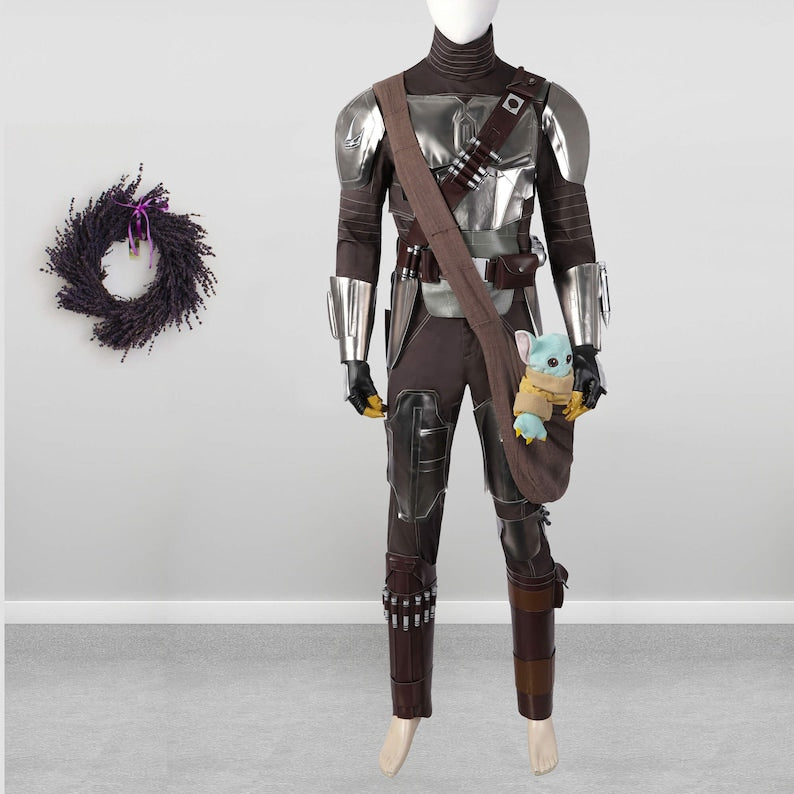 The Mandalorian Season 3 Din Djarin Costume Cosplay Suit Halloween Outfit Men Outfit