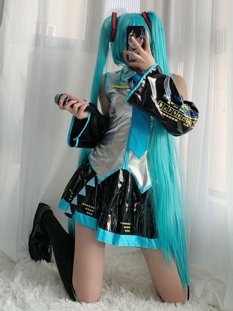 Japanese Cosplay costume Hatsune Miku Cosplay costume JK uniform JK skirt