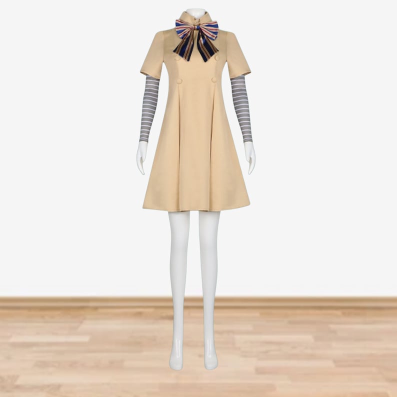 Megan Cos Dress, Horror Movies M3GAN Cos Suit Halloween Costume Full Set Outfit