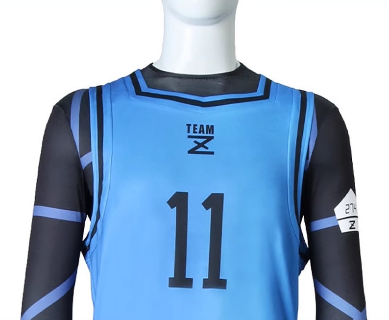 Isagi Yoichi Cos Costumes, Isagi Yoichi Full Set, Blue Lock Inspires Costumes, Soccer Uniform, Halloween Cos Costumes Props