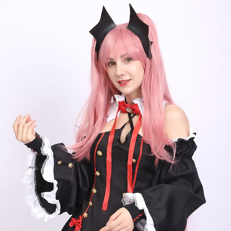 The Seraph of The End Anime, Krulu Fei Niang Micah Cosplay, Krulu Cosplay Costume, Halloween Vampire Cosplay
