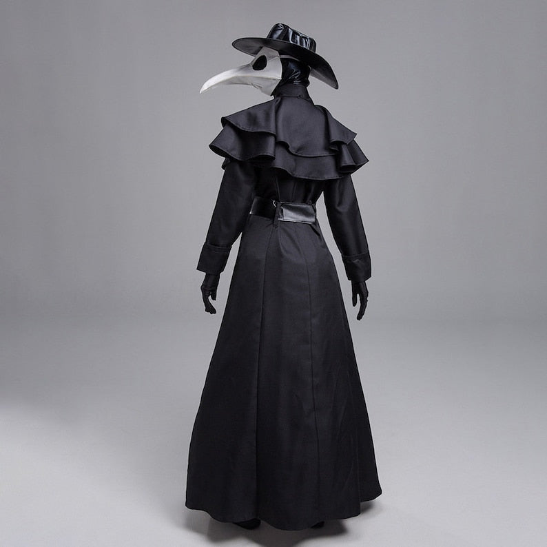 Halloween Cosplay Costume|Medieval Steampunk Style|Plague Doctor Cosplay|Crow Mask