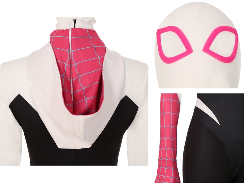 Gwen Stacy  Across the Spider-Verse Costume Cosplay Jumpsuit Spider-Man Halloween Party Suit