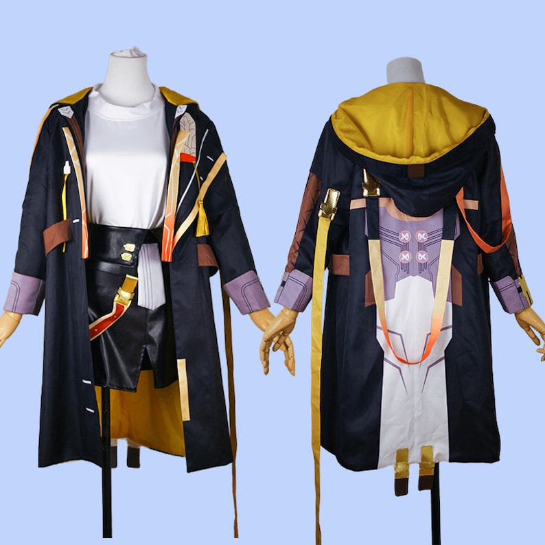 Black Star Line Railway Blazers COS clothing, female role -playing, cosplay clothing, game set, COS wigs, Halloween clothing, role -playing